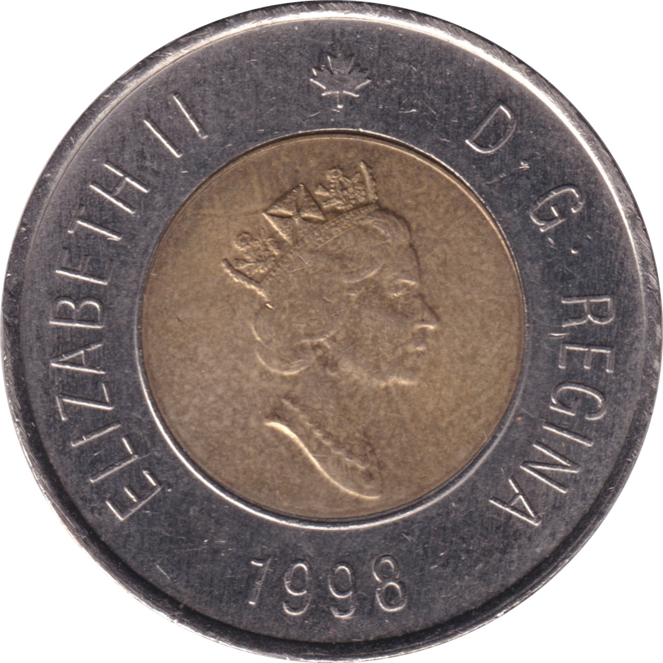 2 dollars - Elizabeth II - Mature head