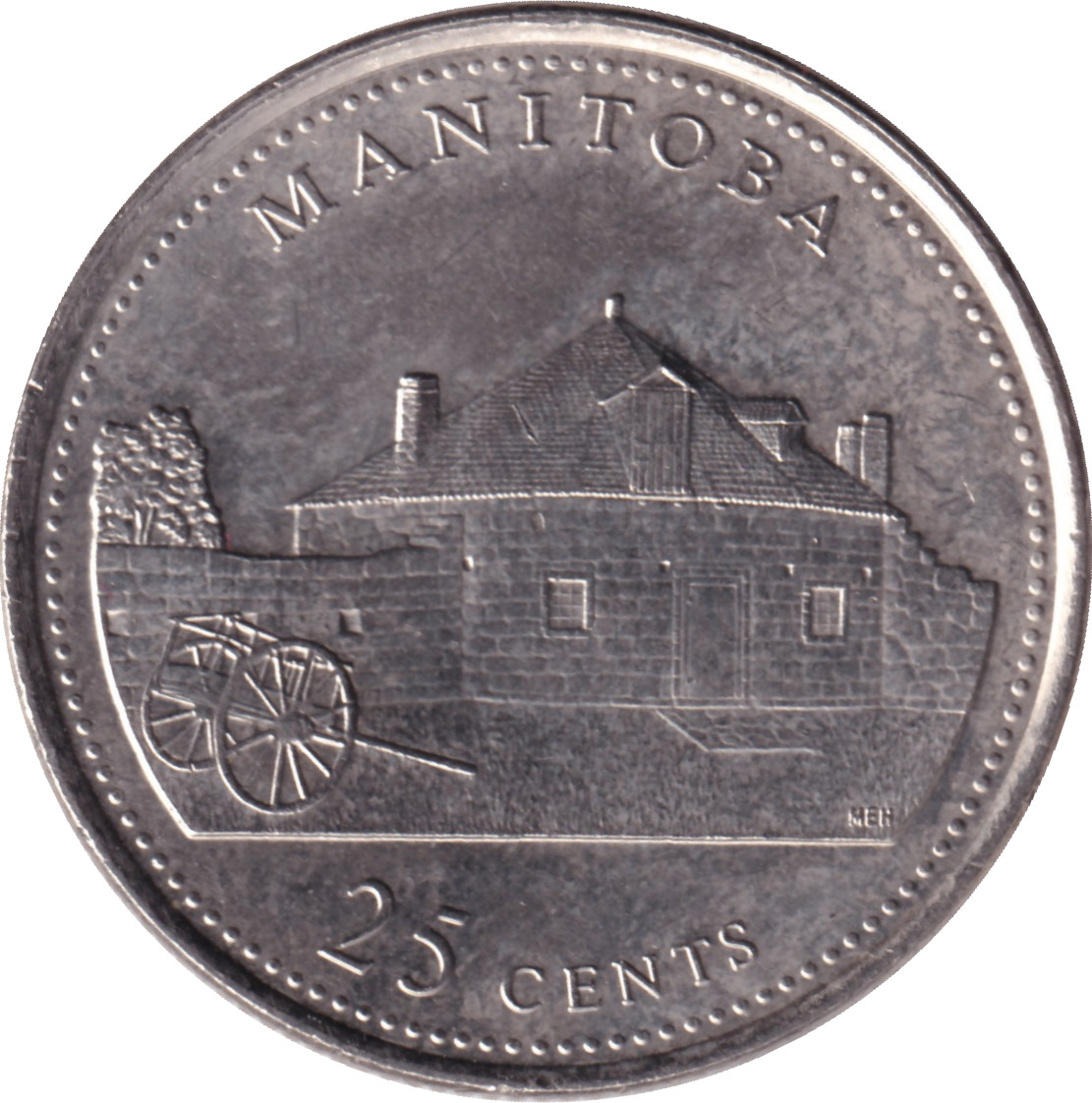 25 cents - Manitoba