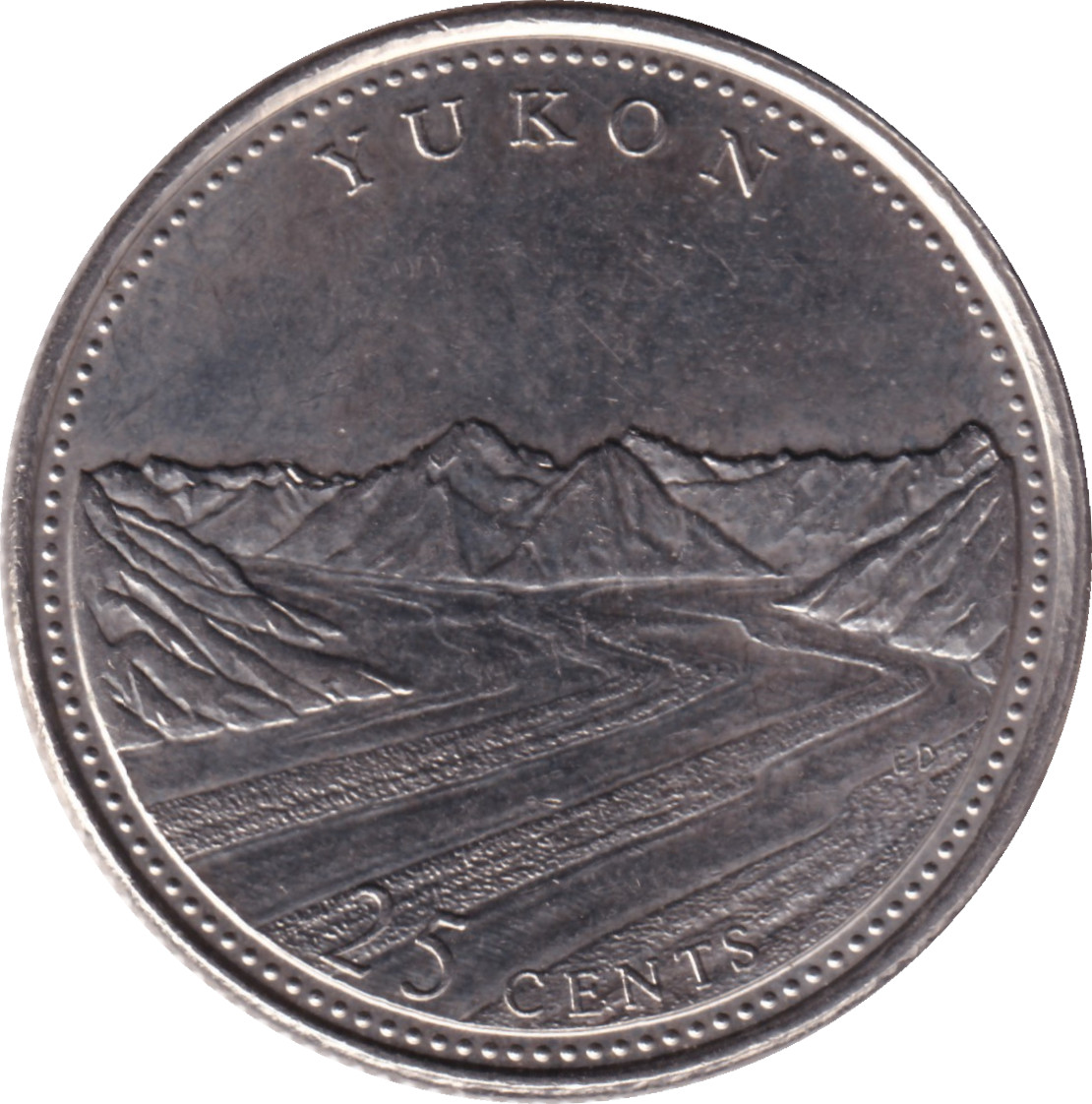 25 cents - Yukon