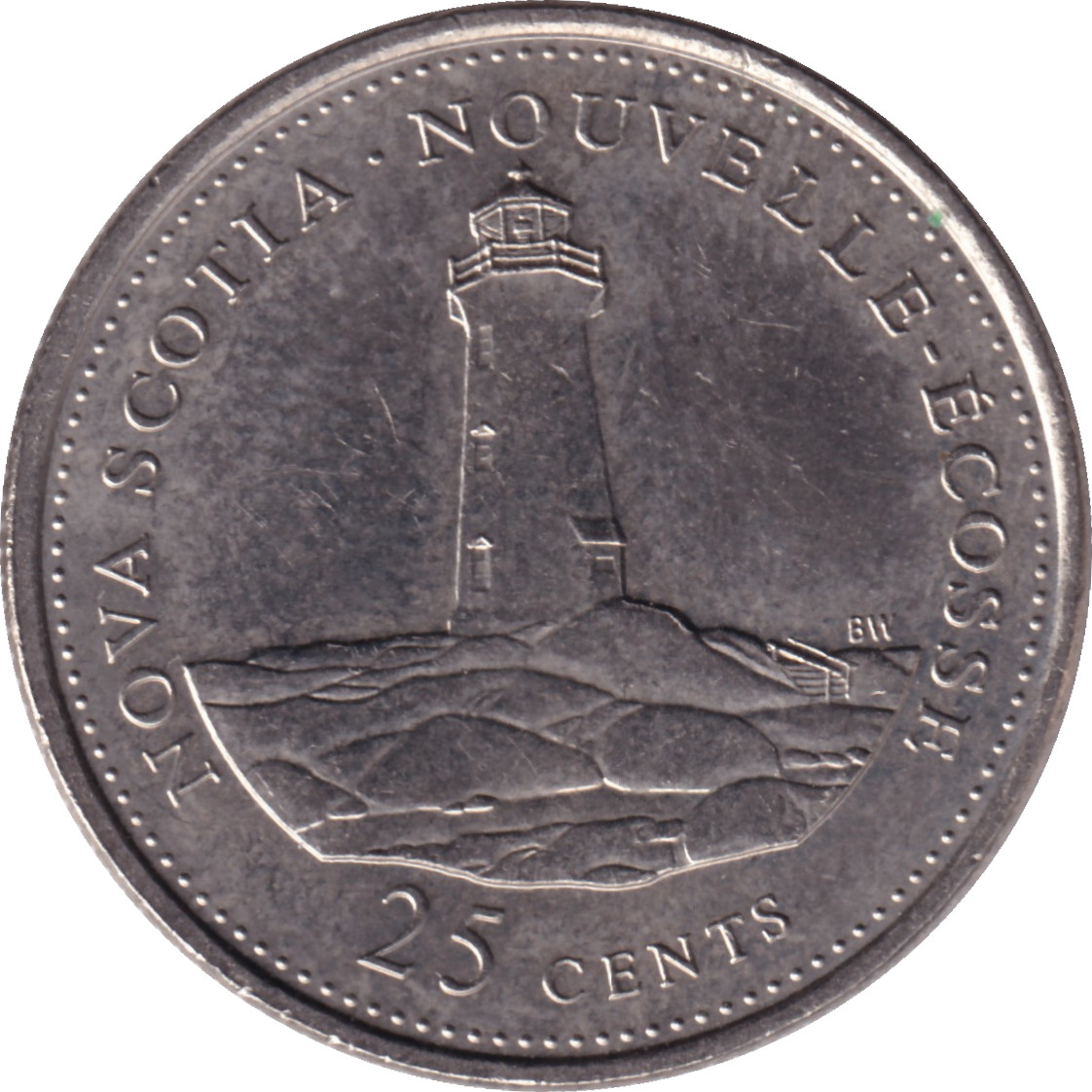 25 cents - Nova Scotia