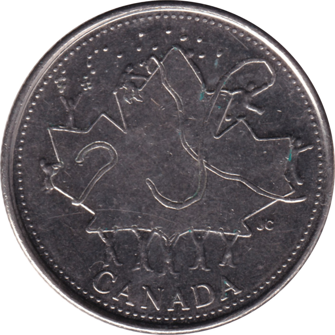 25 cents - Day of Canada