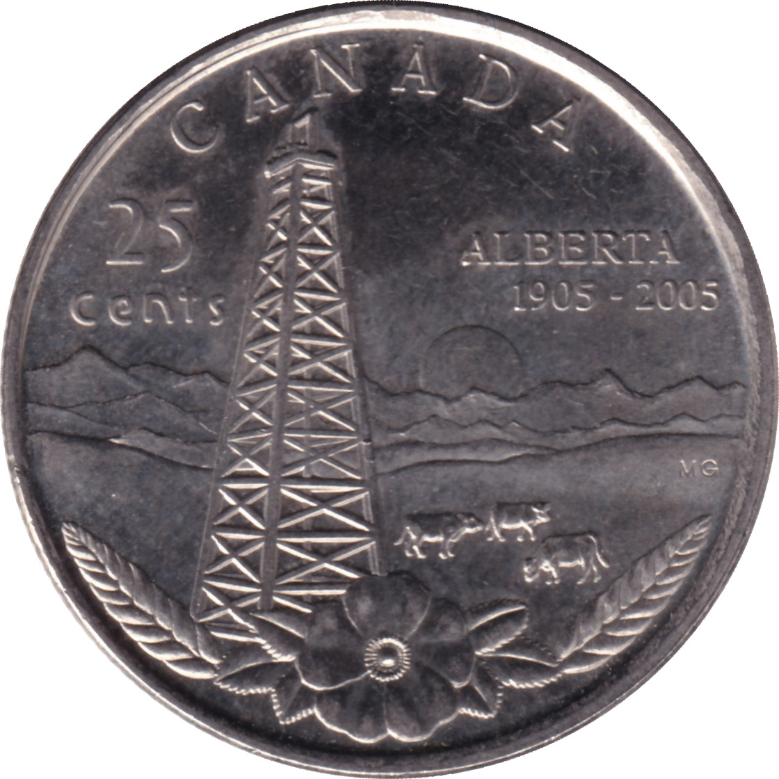 25 cents - Alberta