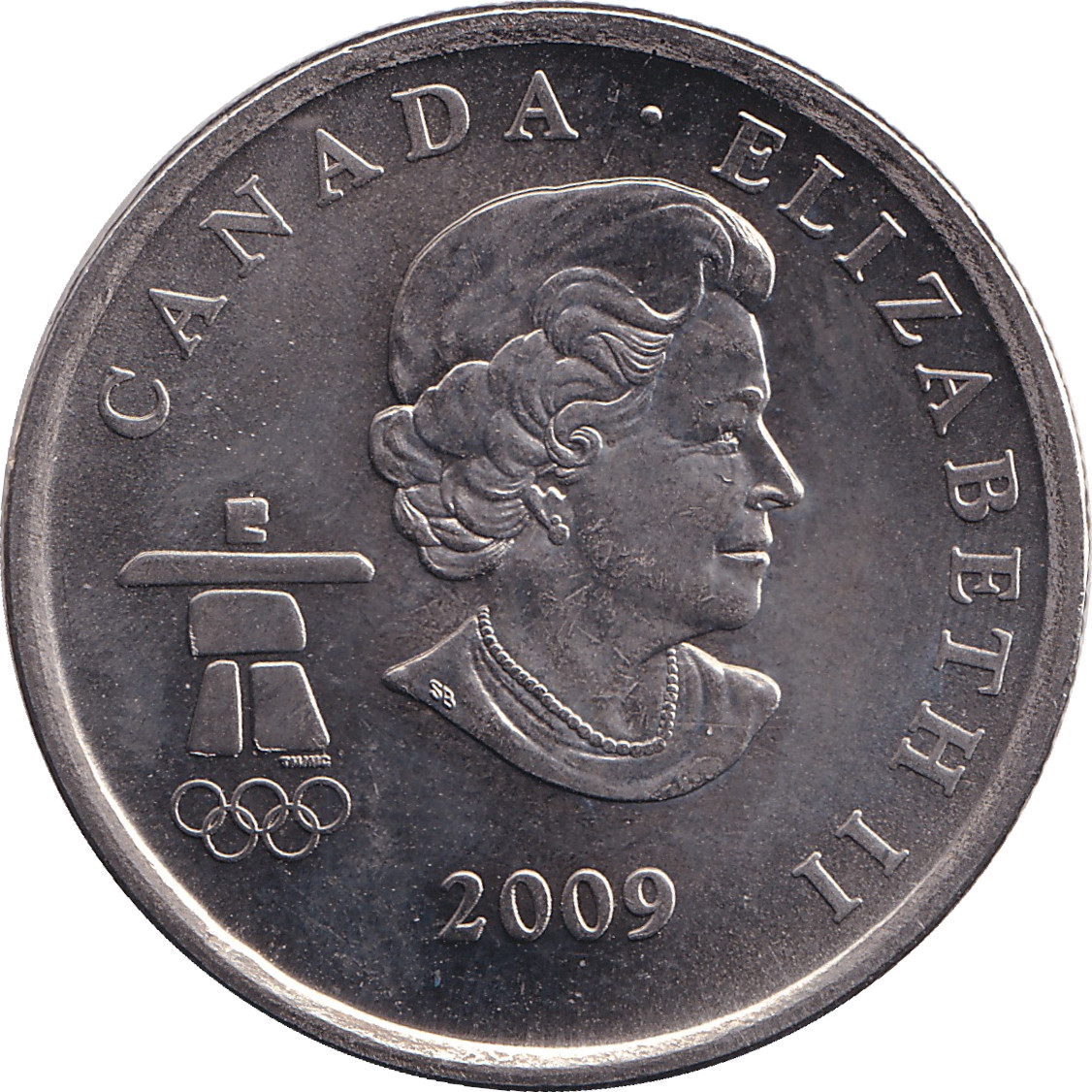 25 cents - Olympiades de Vancouver - Patinage