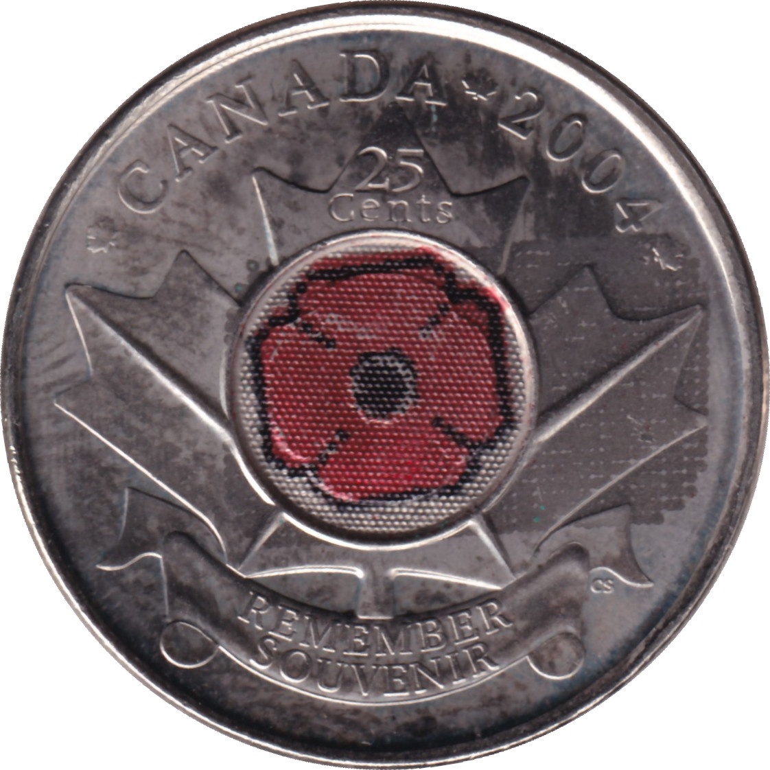 25 cents - Coquelicot - Canada