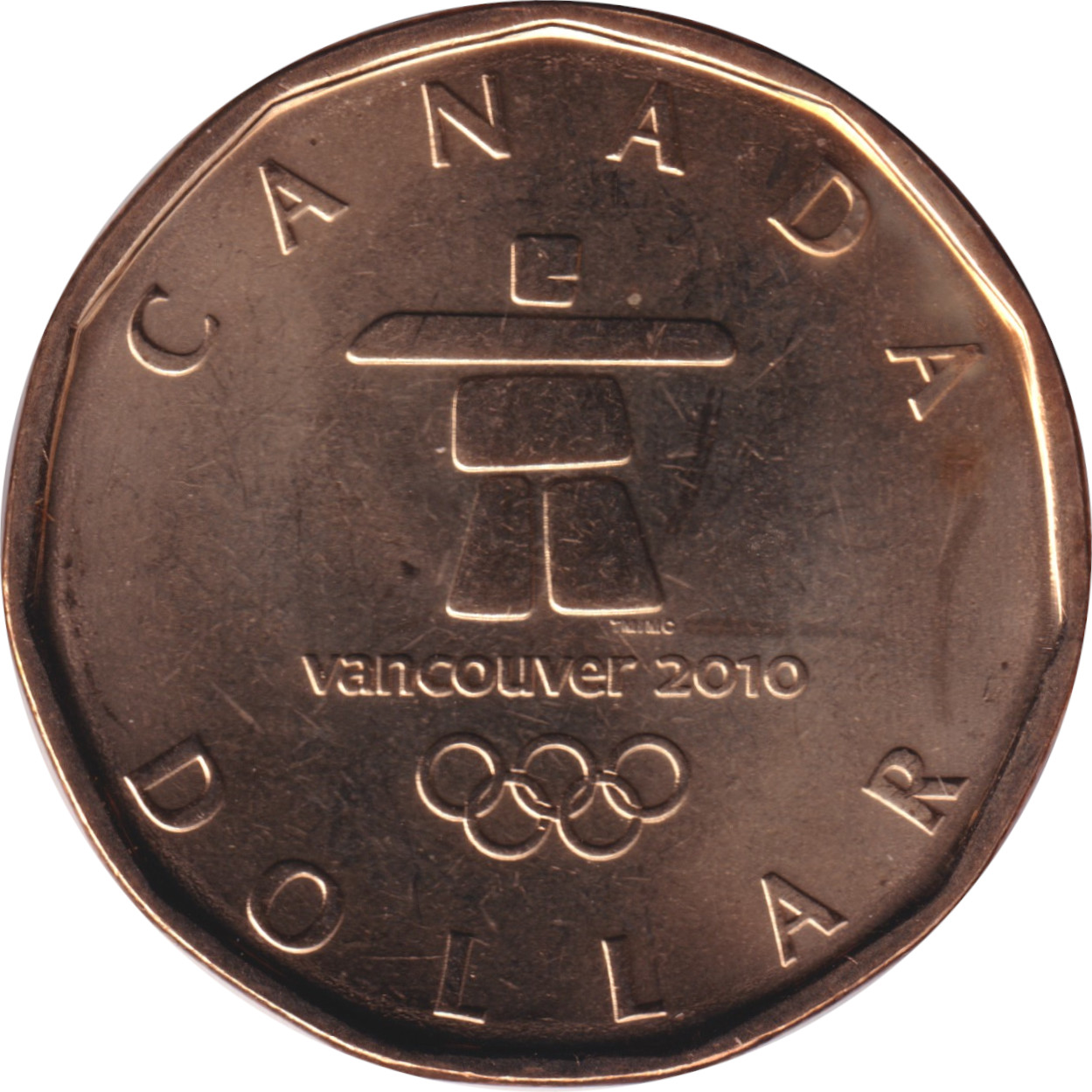 1 dollar - Olympics of Vancouver