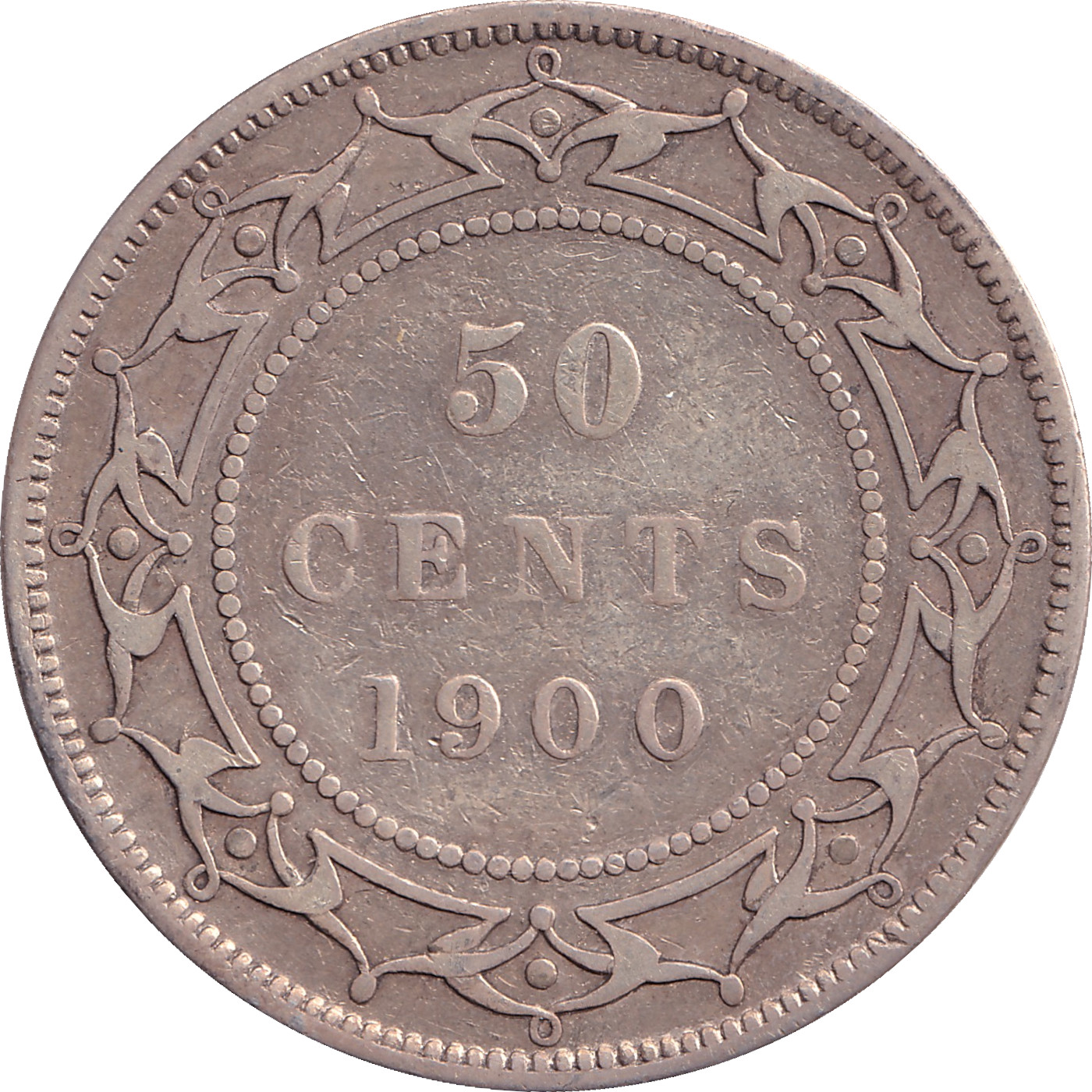 50 cents argent - Victoria