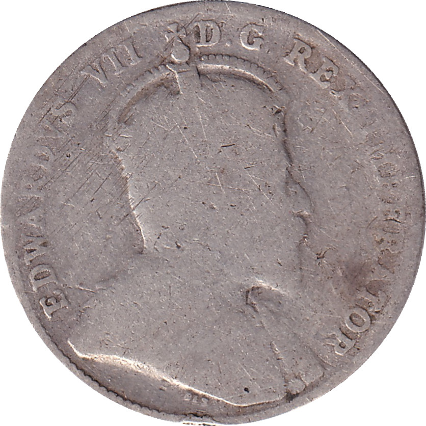 10 cents argent - Edouard VII