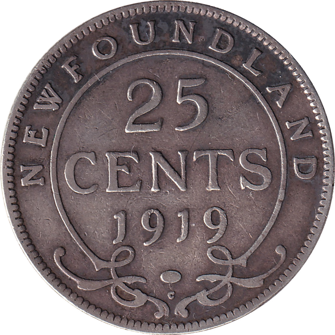 25 cents silver - George V