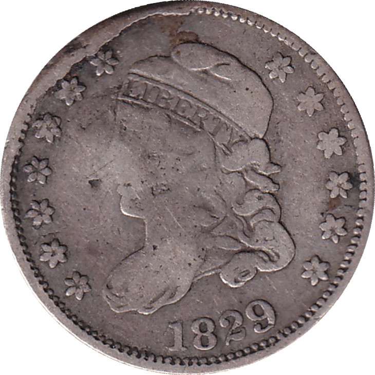 5 cents silver - Capped bust