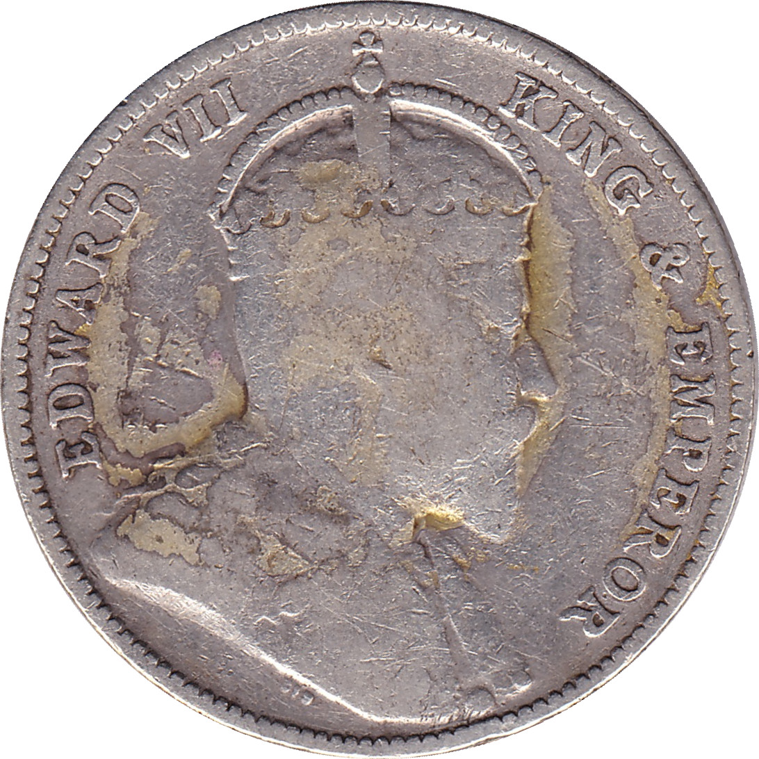 25 cents argent - Édouard VII