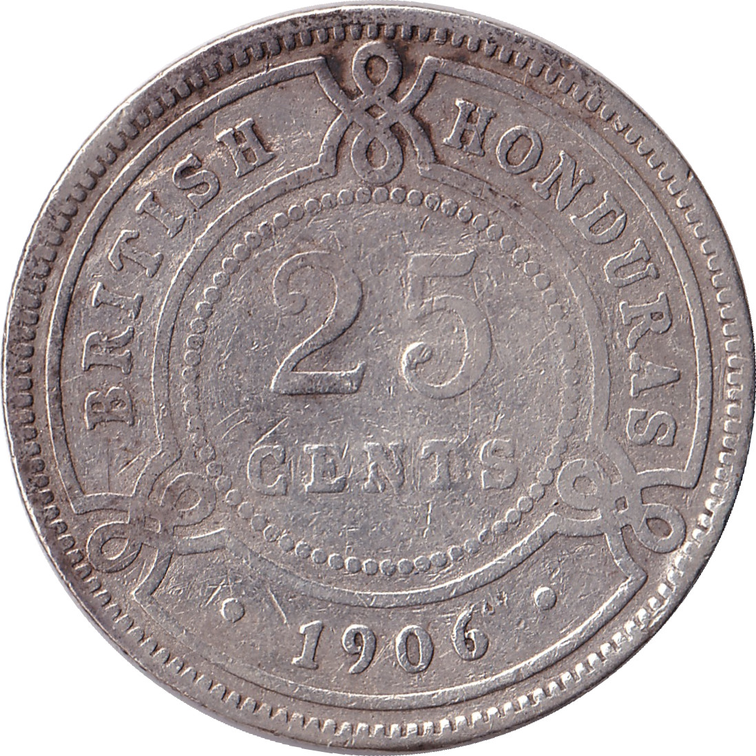 25 cents silver - Edward VII