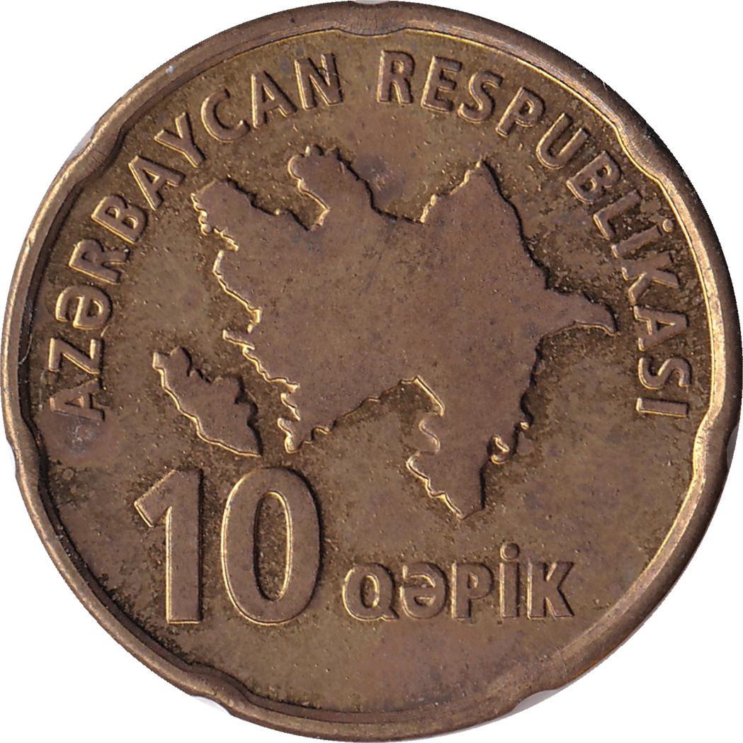 10 qapik - Carte