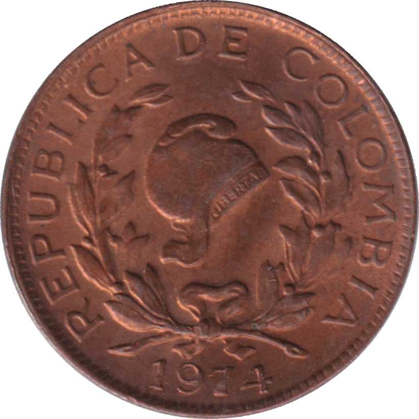 1 centavo - Bonnet de la Liberté - Copper plate