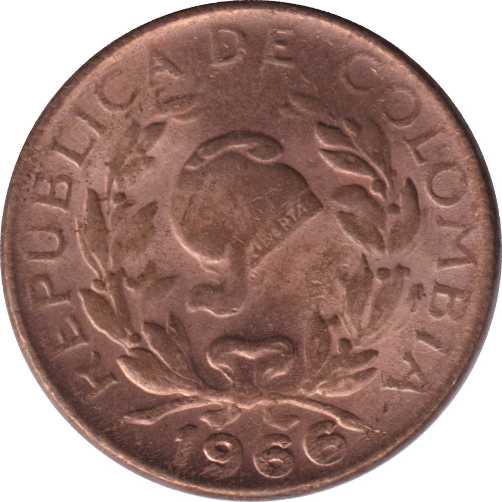 5 centavos - Bonnet de la Liberté - Bronze