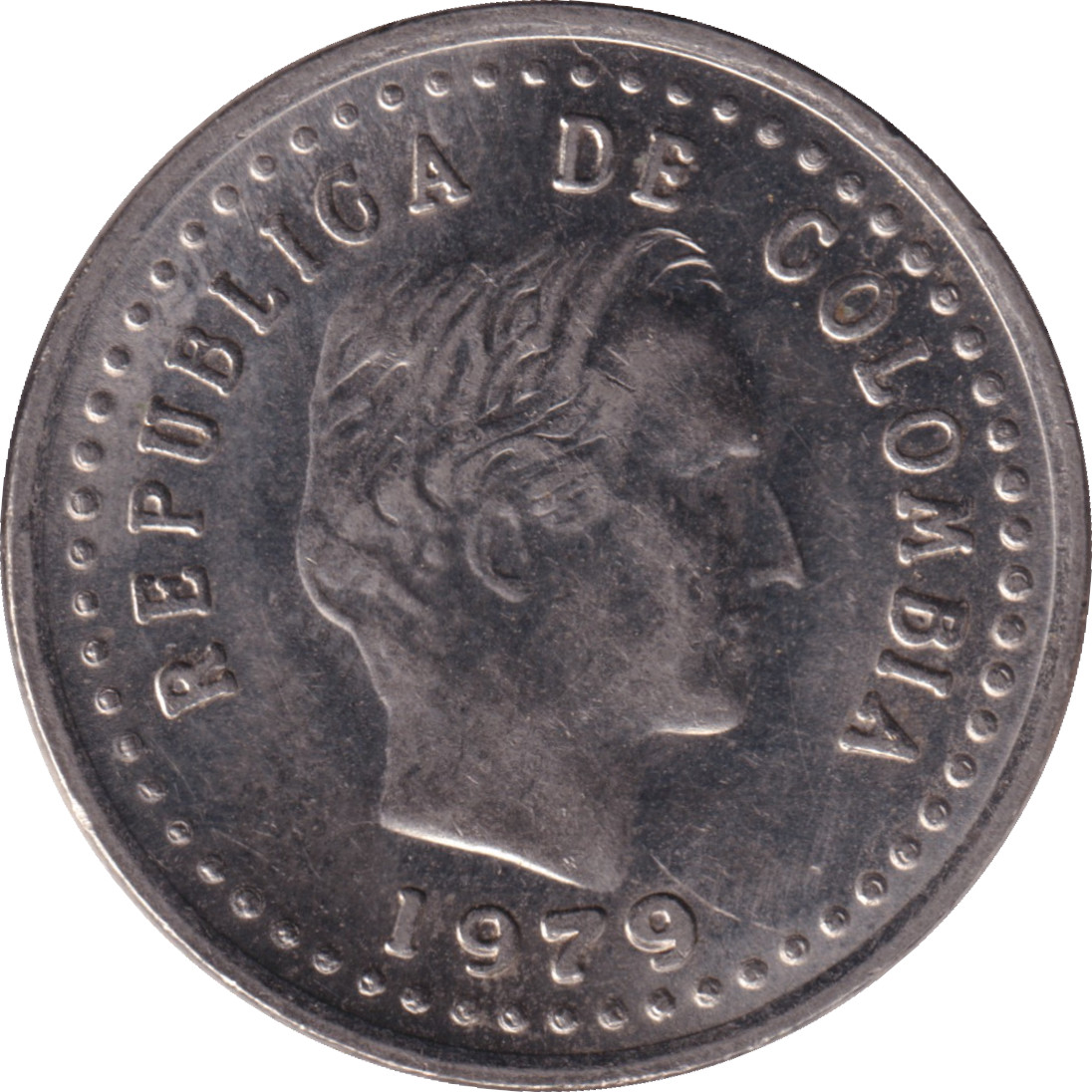 20 centavos - Santander - Petite tête - Continued Legend