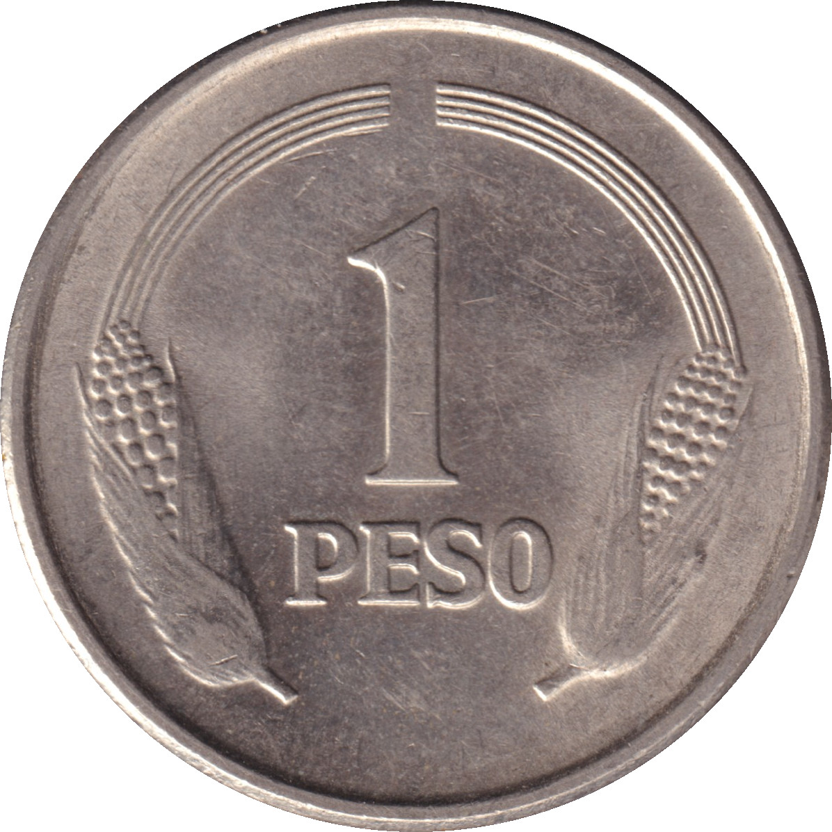 1 peso - Simon Bolivar de face