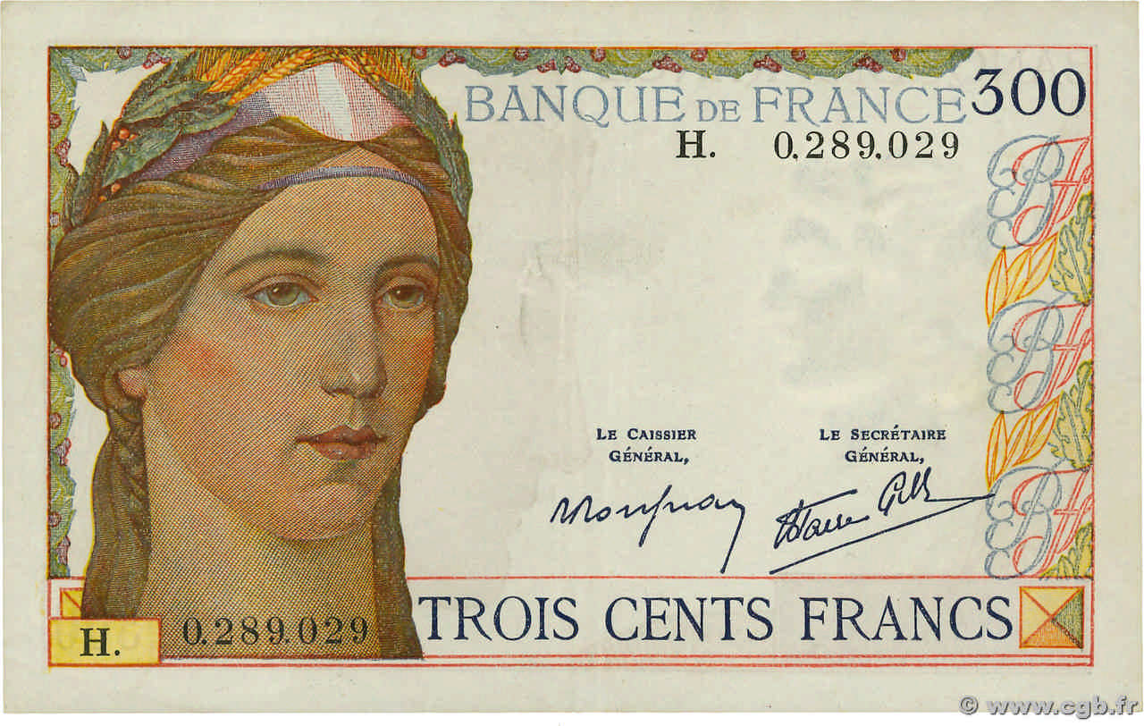 300 francs - Marianne