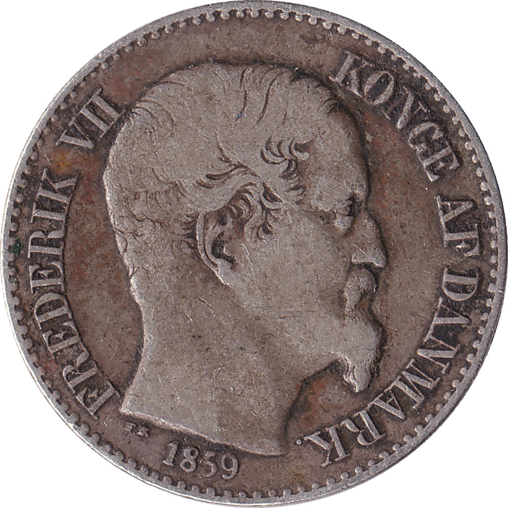 10 cents silver - Frédéric VII