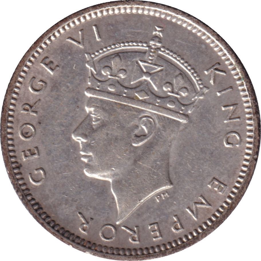 6 pence argent - Georges VI - Petite tête