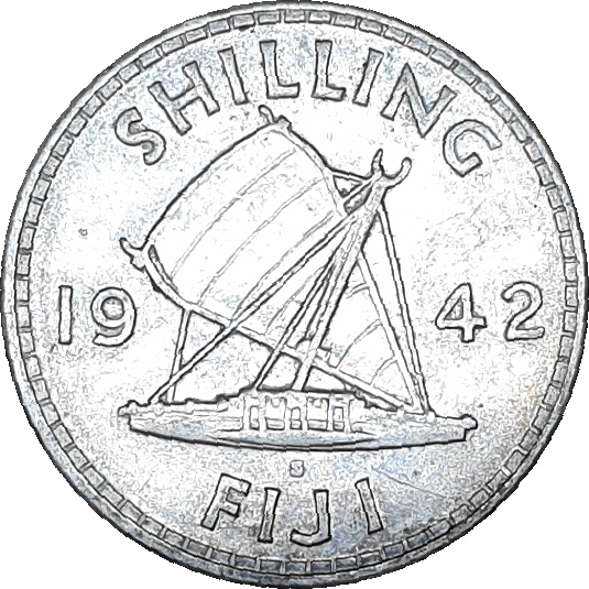 1 shilling silver - George VI - Small head