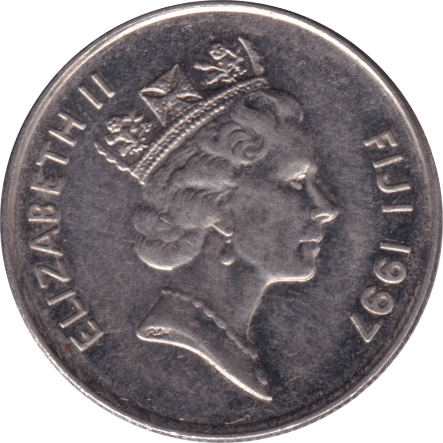 5 cents - Élizabeth II - Tête mature - Steel plated Nickel