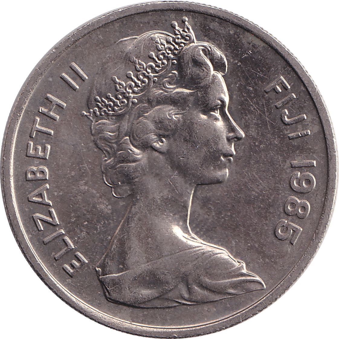 10 cents - Élizabeth II - Young bust