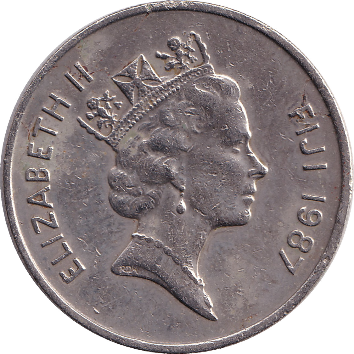 10 cents - Élizabeth II - Tête mature - Cupronickel