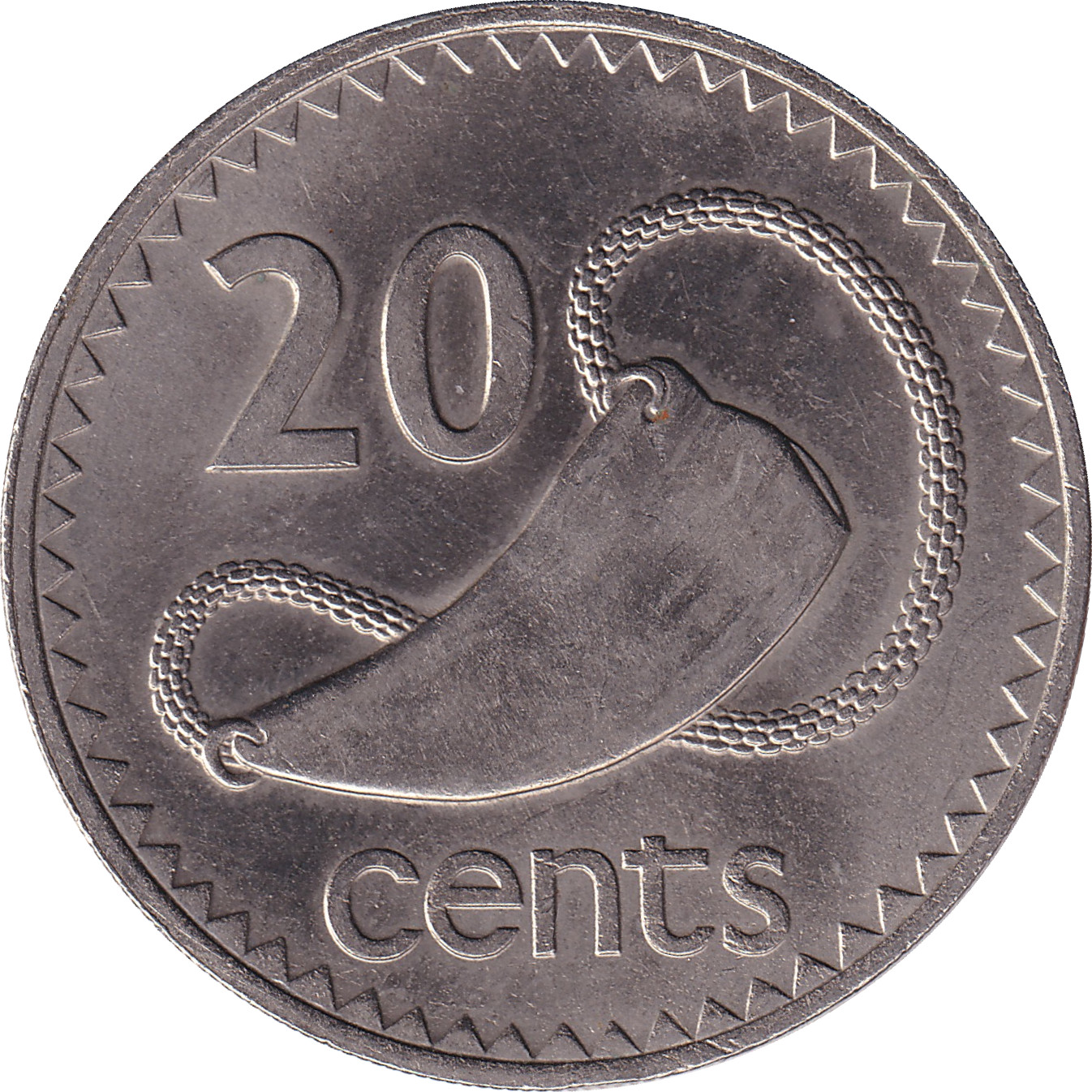 20 cents - Élizabeth II - Young bust