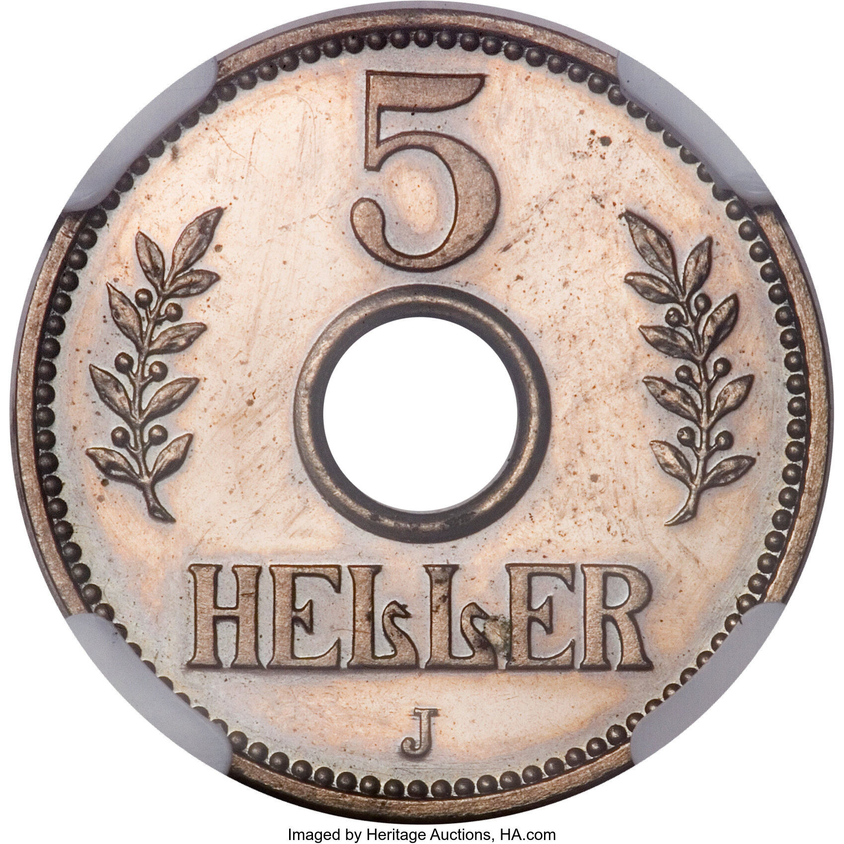 5 heller - Guillaume II - Type léger