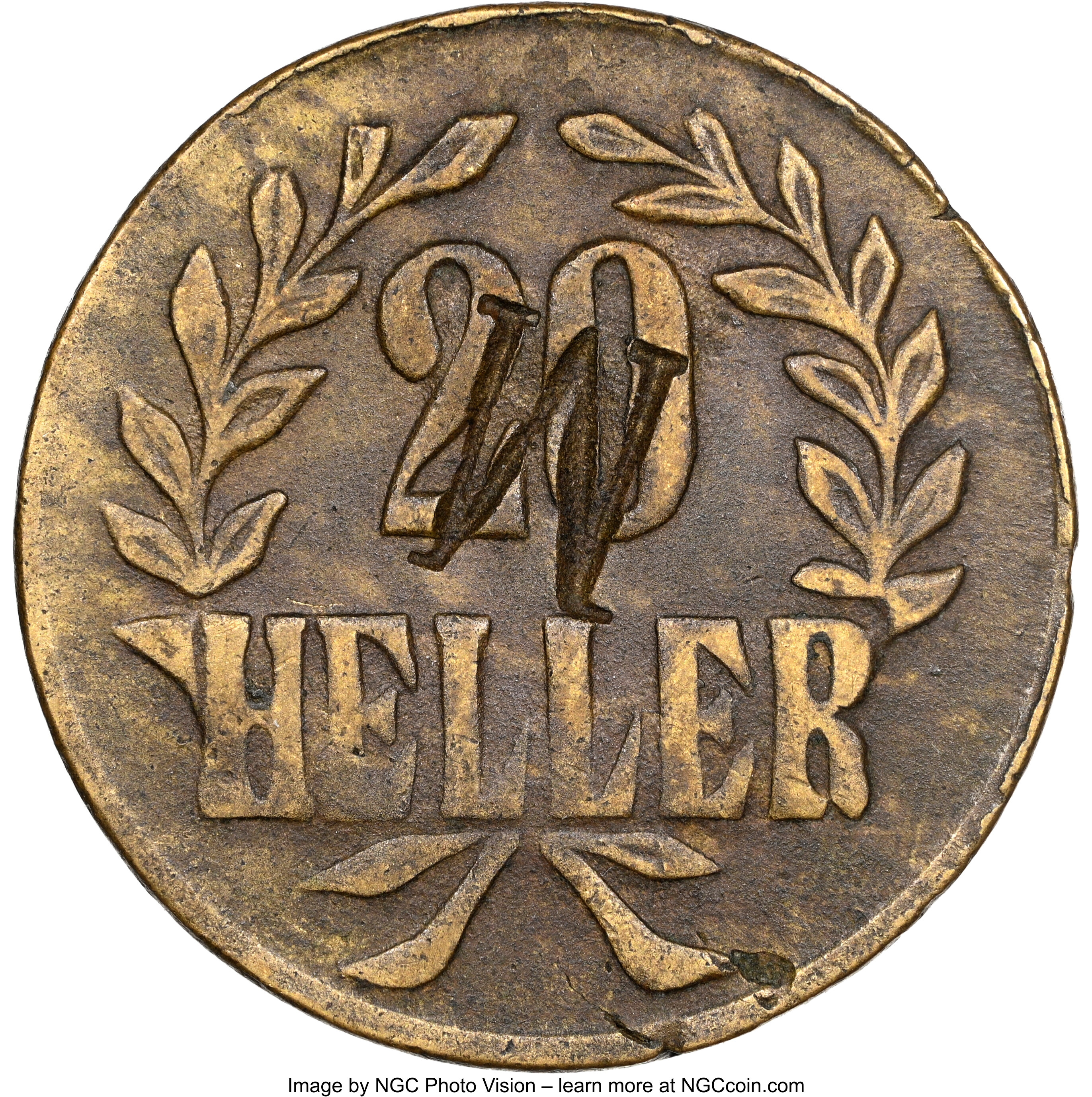 20 heller - Guillaume II - DOA Tabora