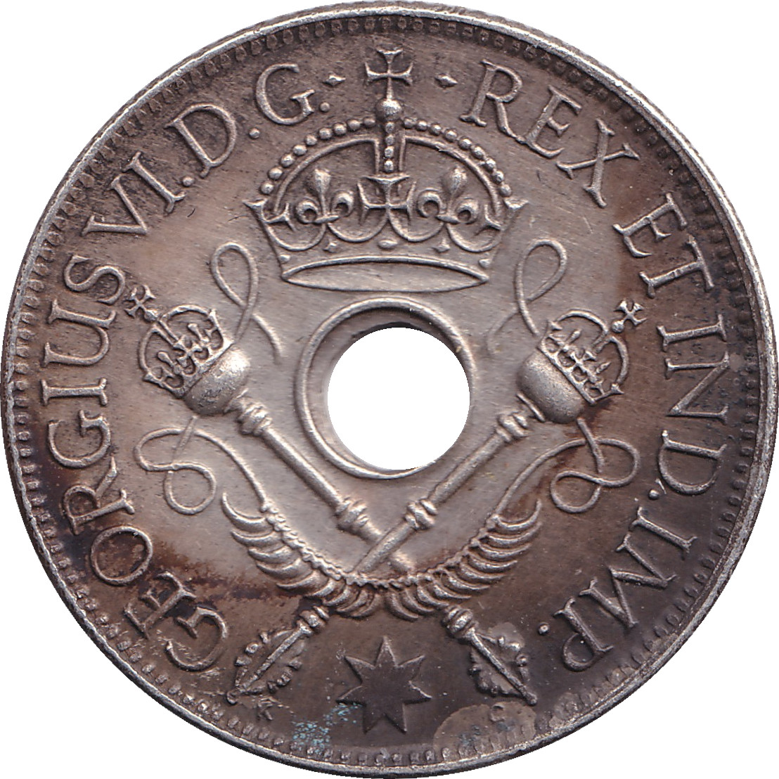 1 shilling argent - Georges VI