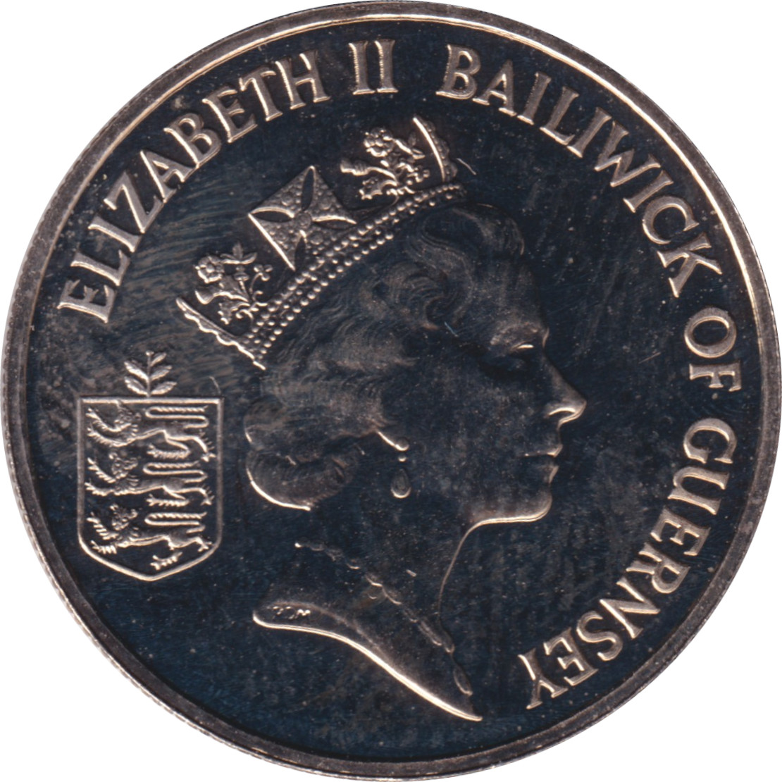 5 pence - Elizabeth II - Tête mature - Grand module