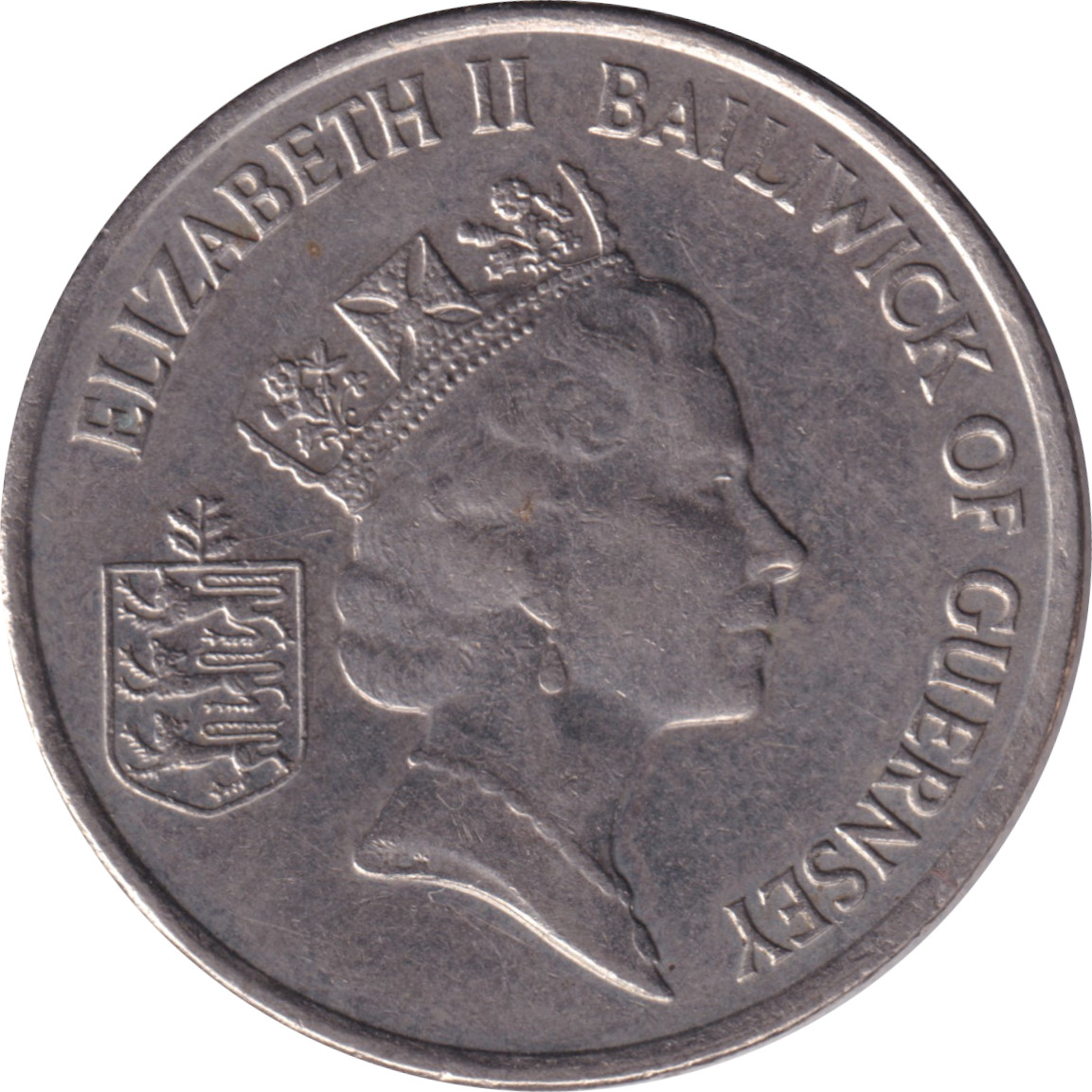 10 pence - Elizabeth II - Tête mature - Petit module