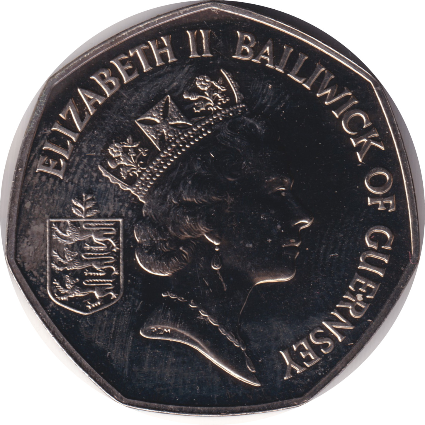 50 pence - Elizabeth II - Tête mature - Grand module