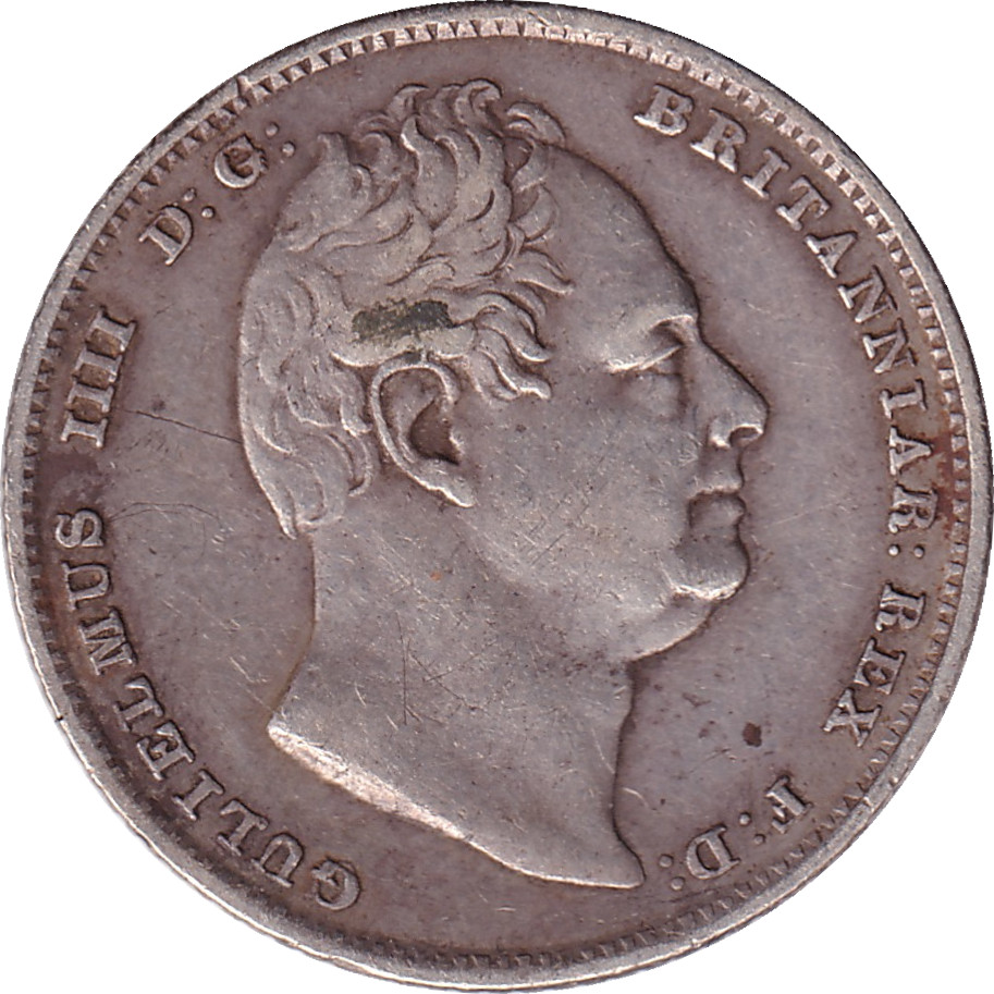 6 pence argent - William IV