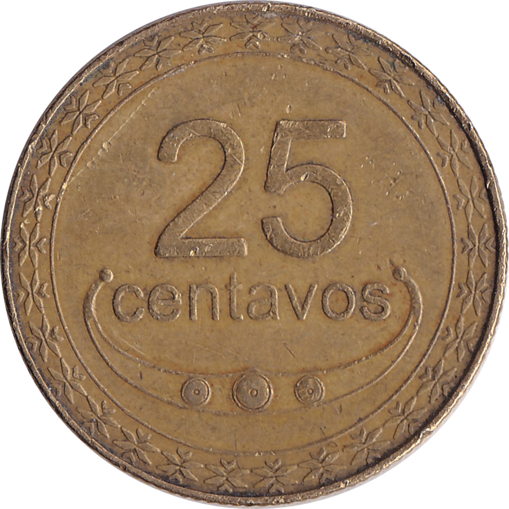 25 centavos - Bateau