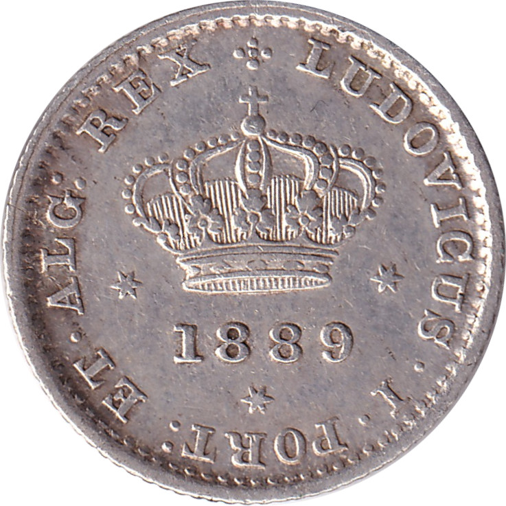 50 reis silver - Louis I