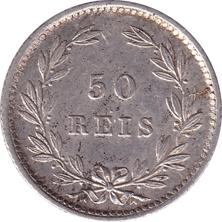 50 reis argent - Louis I