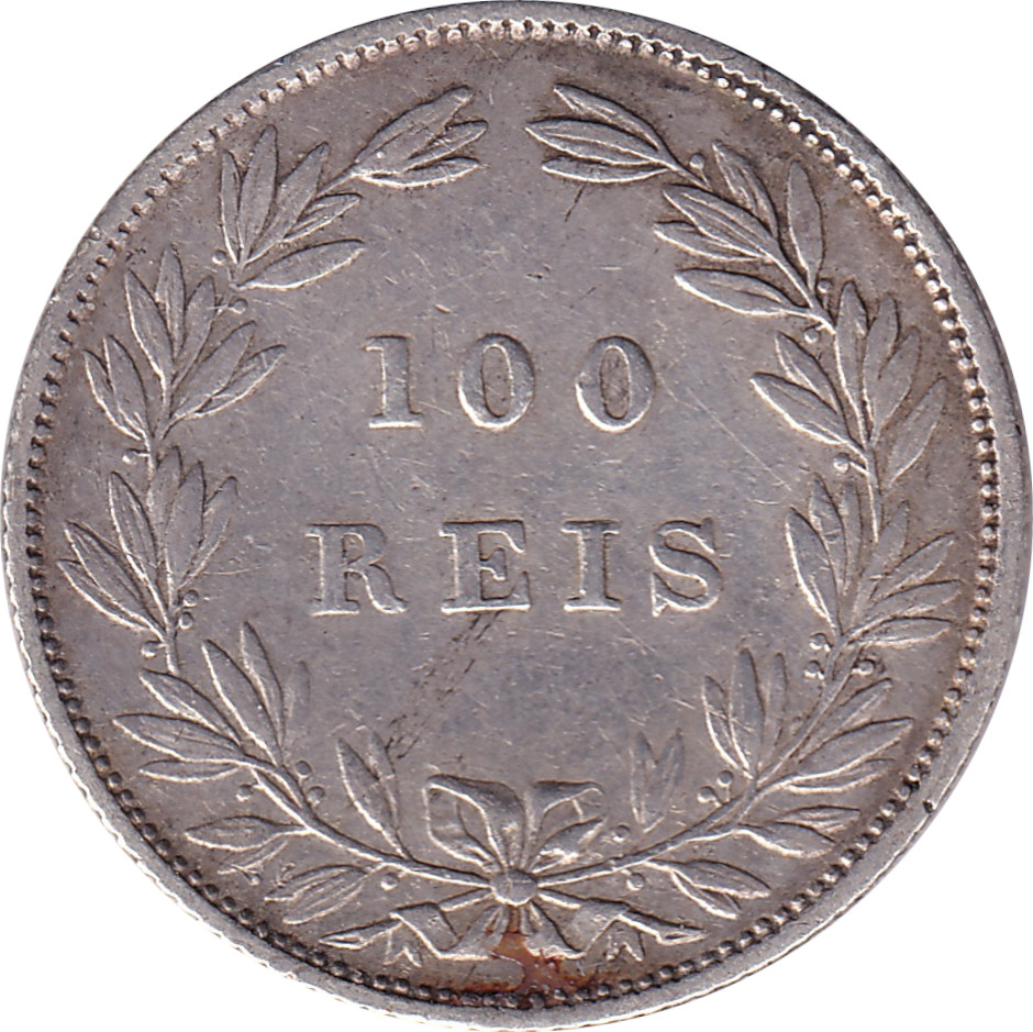 100 reis argent - Louis I