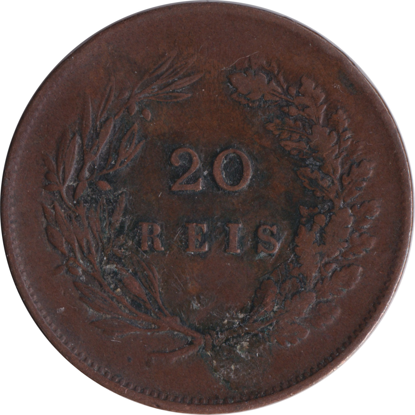 20 reis - Charles I