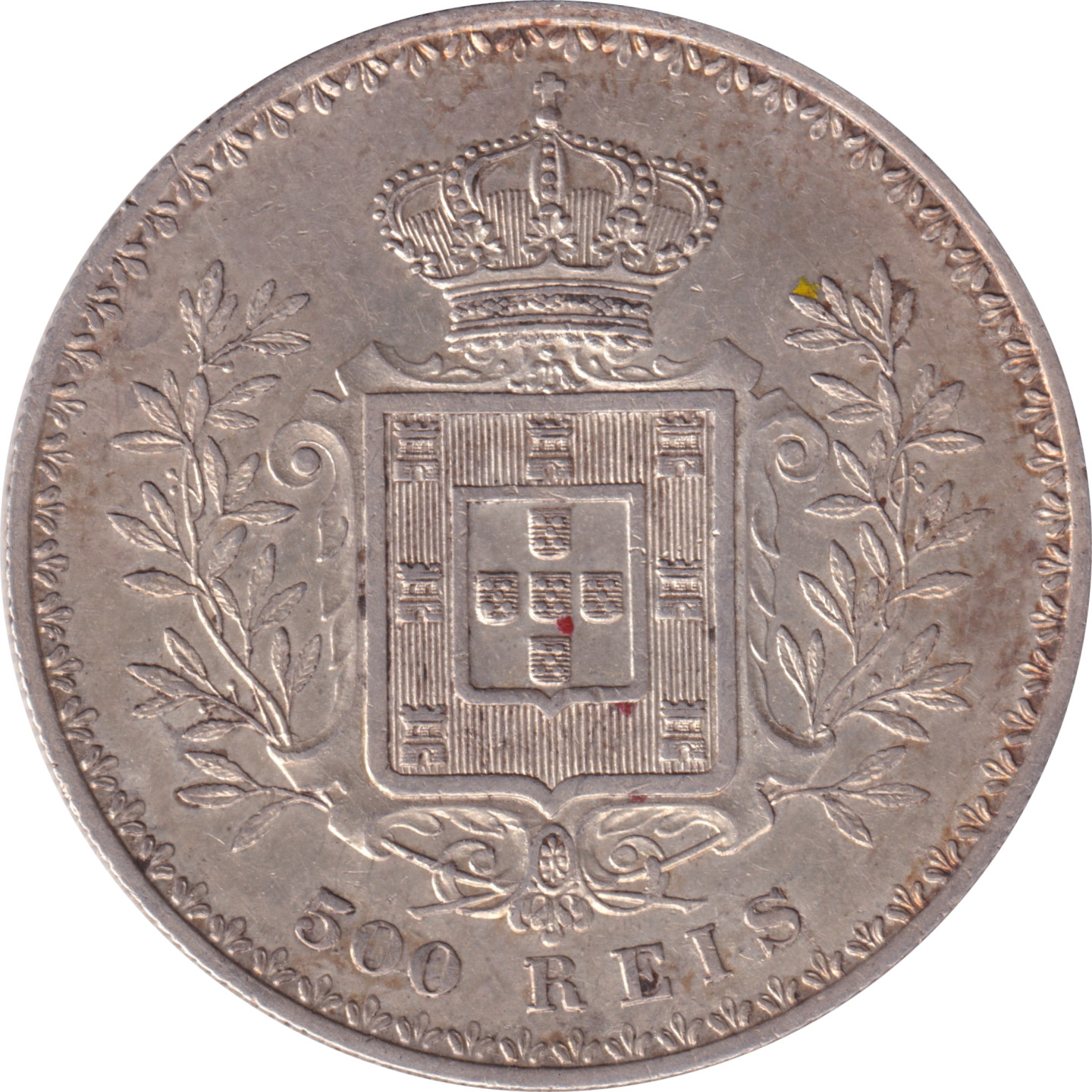 500 reis argent - Charles I