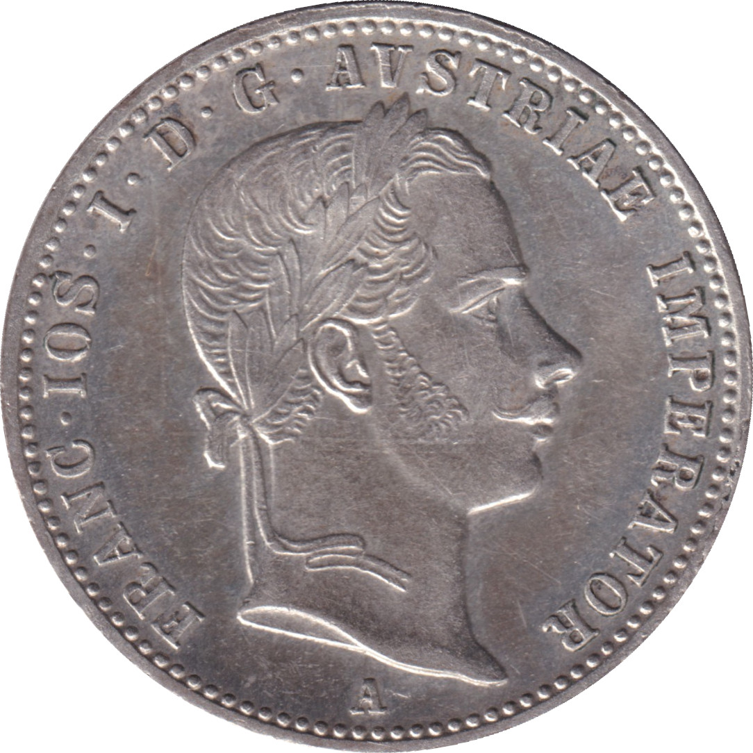 1/4 florin argent - François Joseph I - Grand aigle