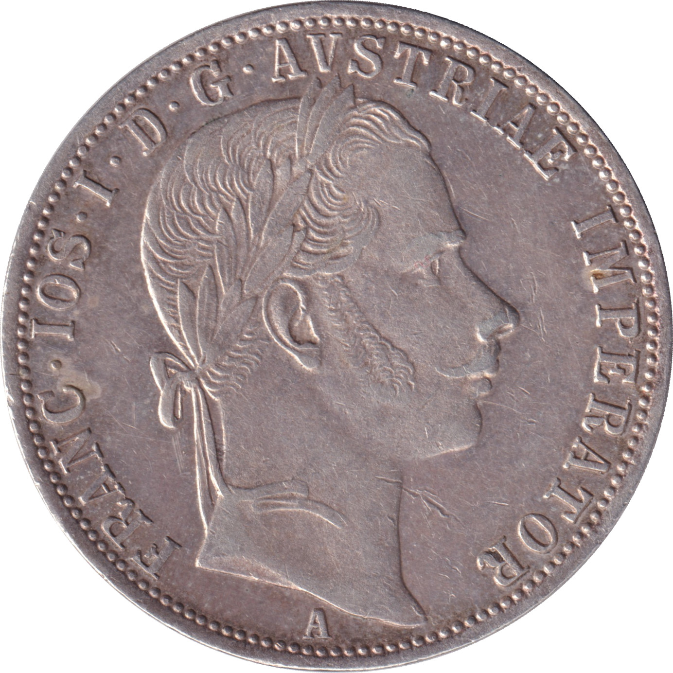 1 florin silver - Franz Jospeh I - First head