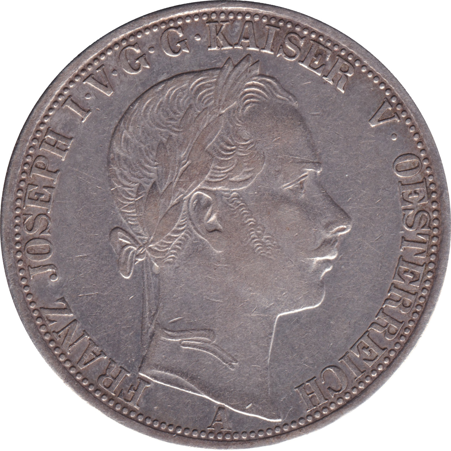 1 thaler argent - François Joseph I - Première tête