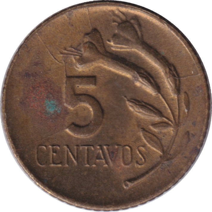 5 centavos - Armoiries