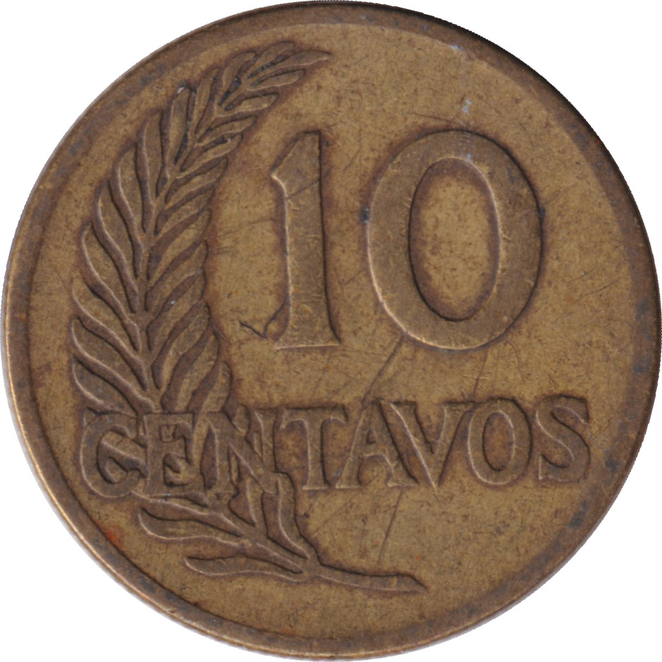 10 centavos - Cérès - Cupro-aluminium - Type 1