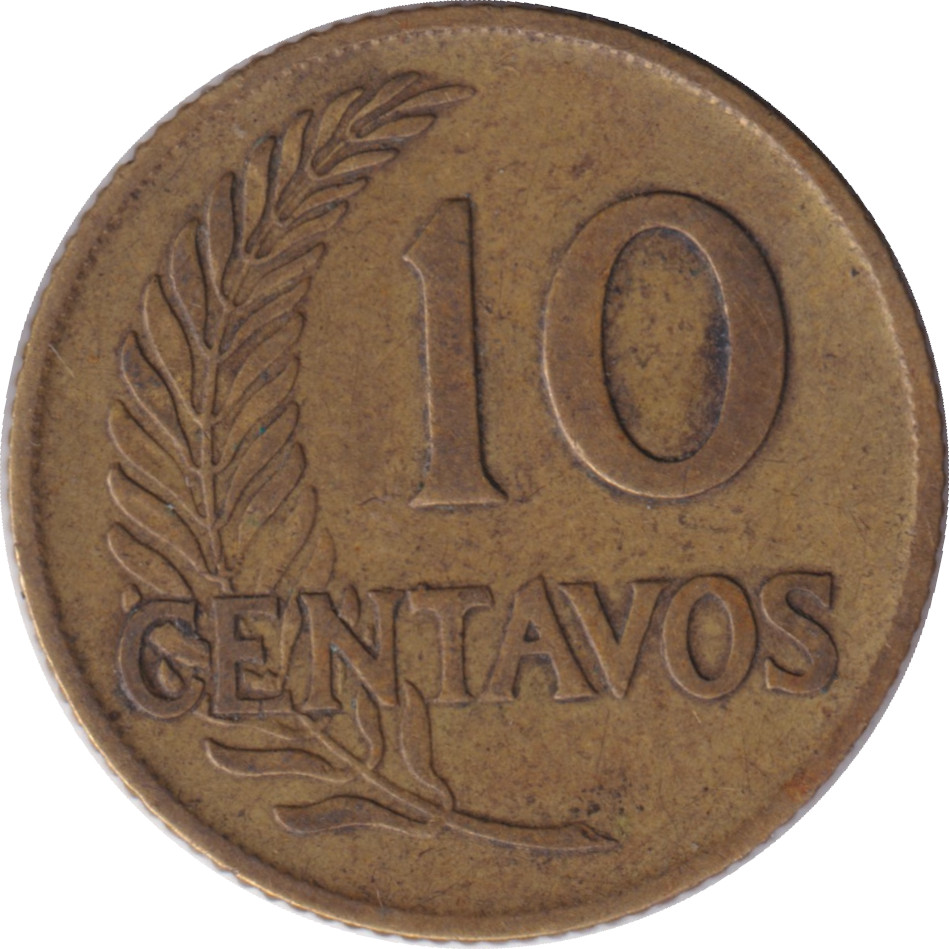 10 centavos - Cérès - Cupro-aluminium - Type 2