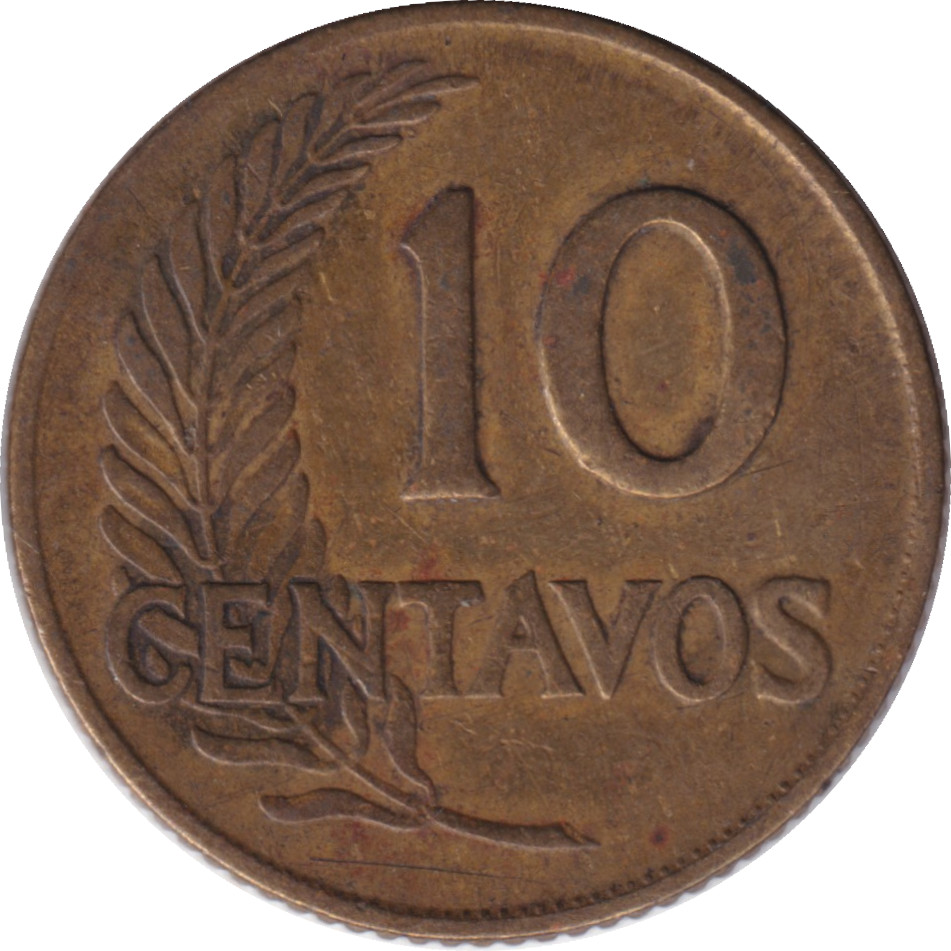 10 centavos - Cérès - Cupro-aluminium - Type 2