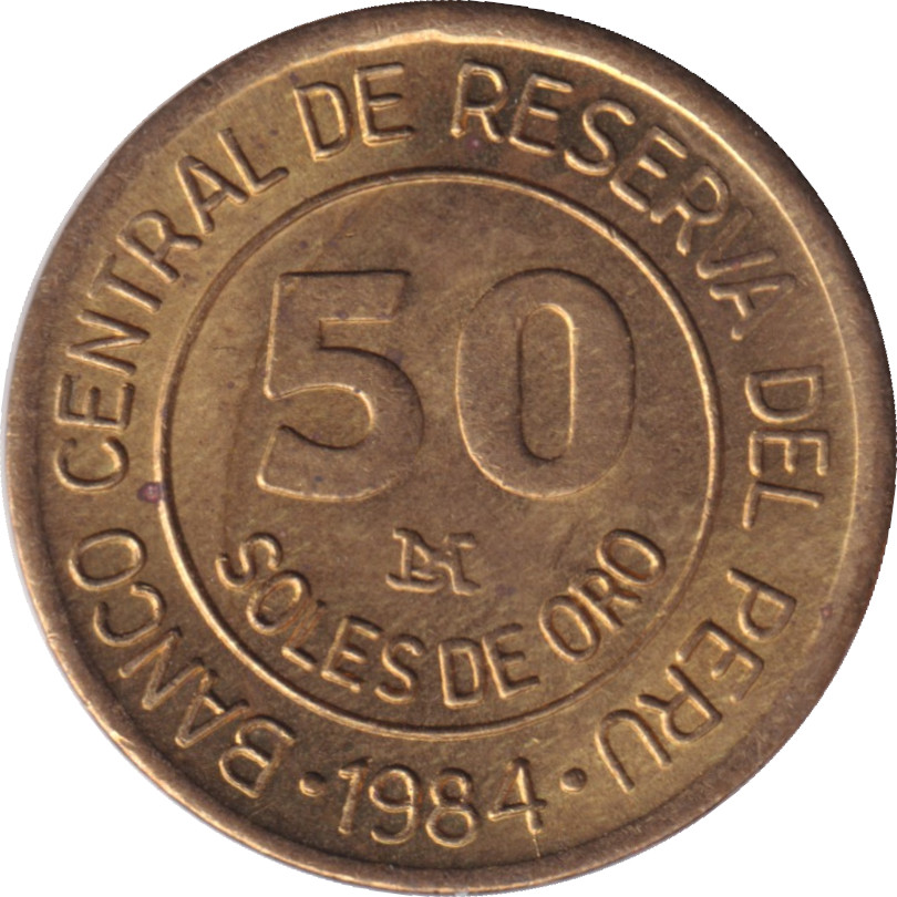 50 soles - Amiral Grau - 150 ans