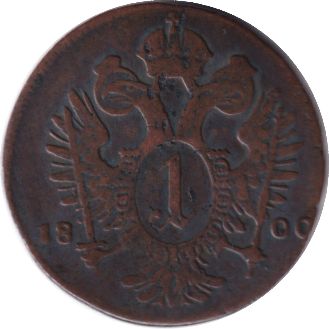 1 kreuzer - Franz II - Double-headed Eagle